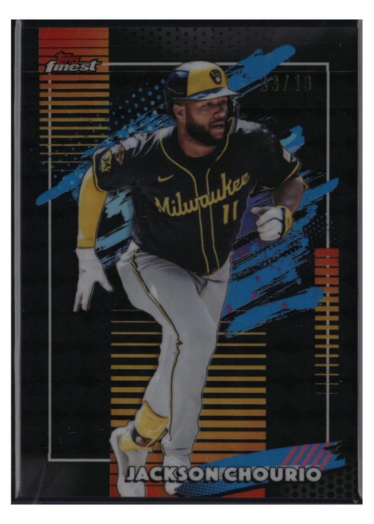 2026 Topps Finest Jackson Chourio #175 card