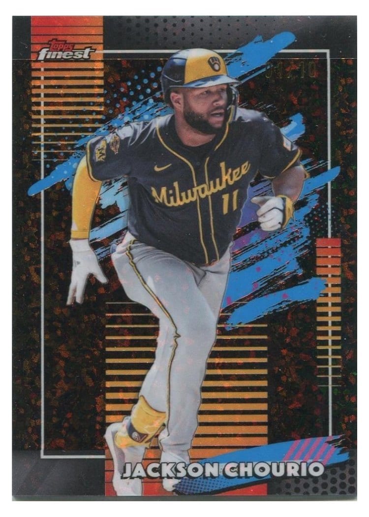 2026 Topps Finest Jackson Chourio #175 card