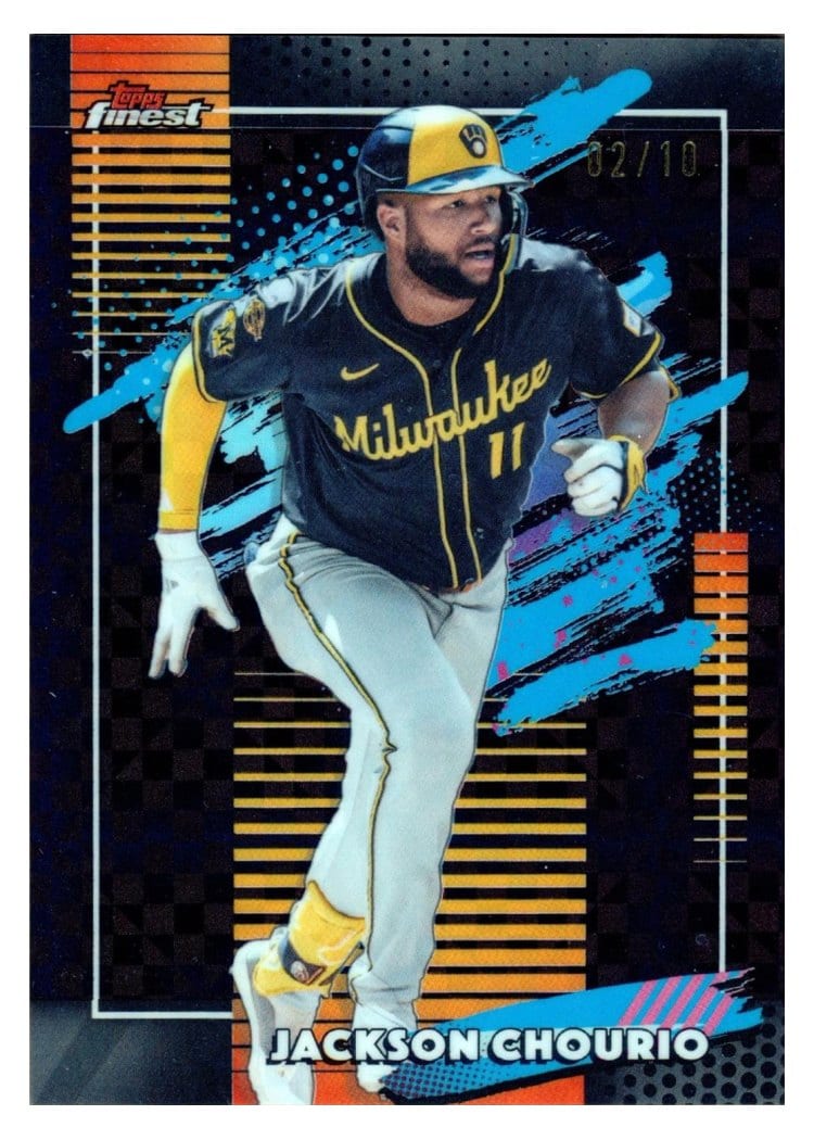 2026 Topps Finest Jackson Chourio #175 card