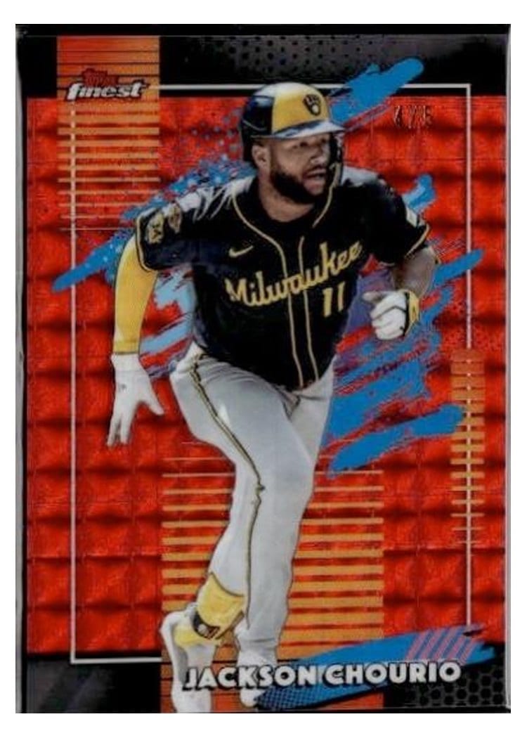 2026 Topps Finest Jackson Chourio #175 card