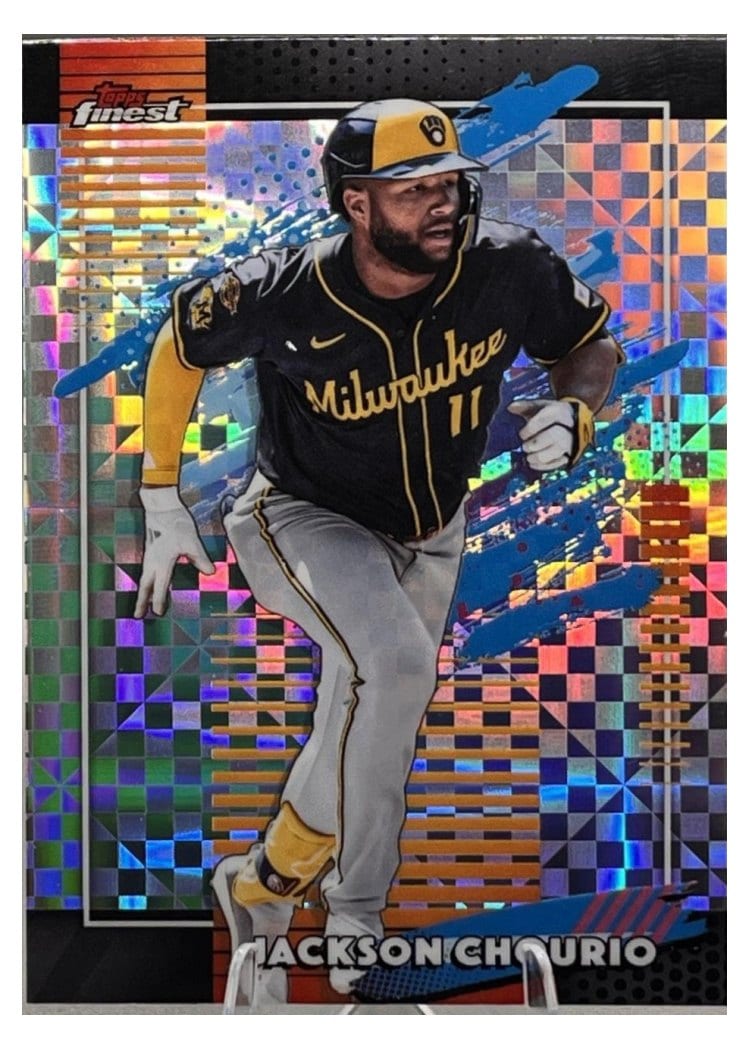2026 Topps Finest Jackson Chourio #175 card