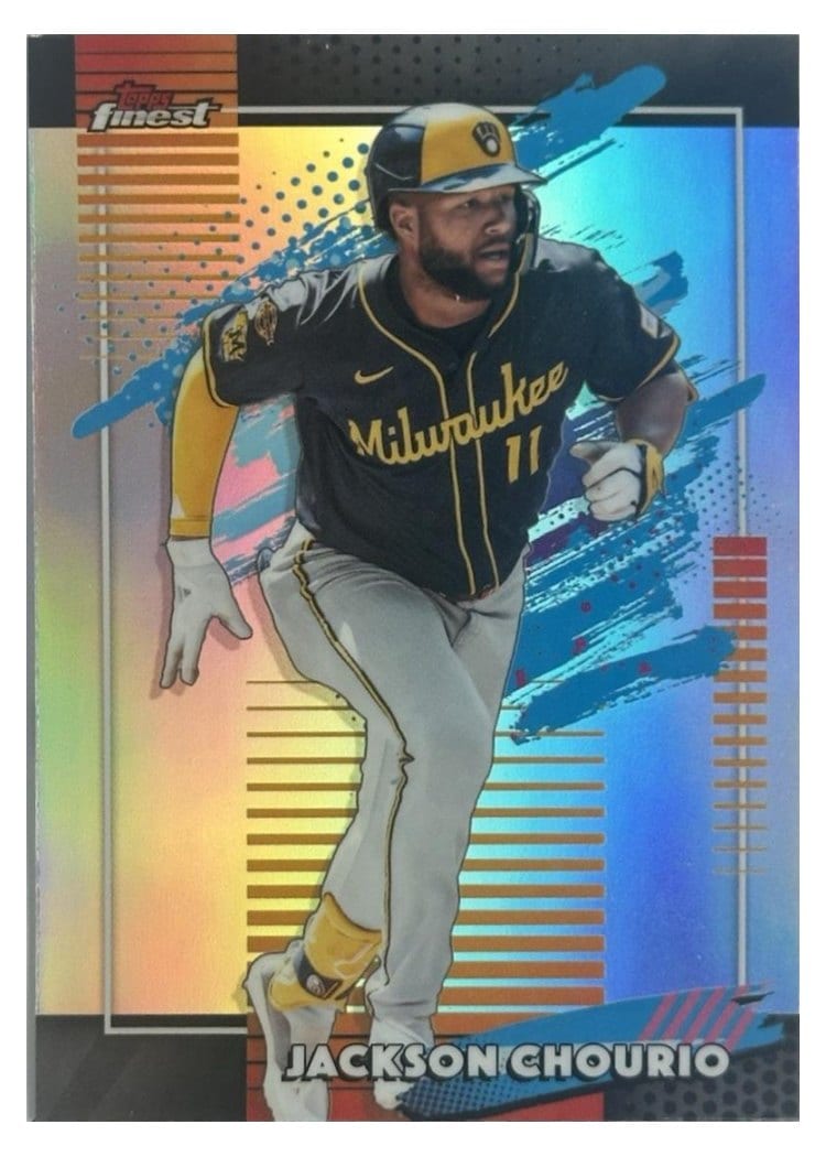 2026 Topps Finest Jackson Chourio #175 card