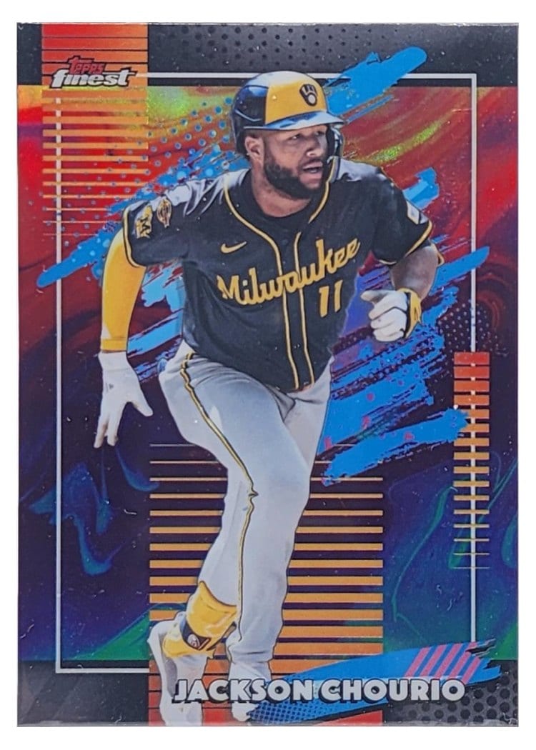 2026 Topps Finest Jackson Chourio #175 card
