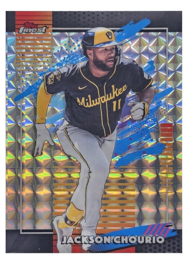 2026 Topps Finest Jackson Chourio #175 card
