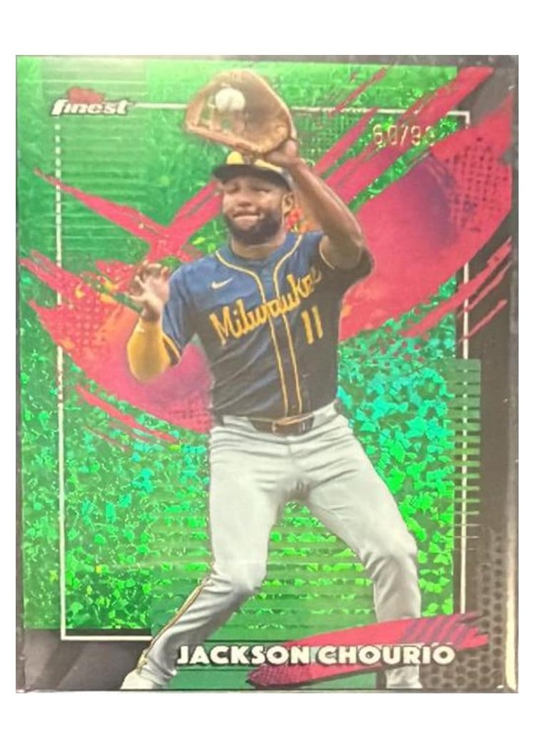 2026 Topps Finest Jackson Chourio #248 card
