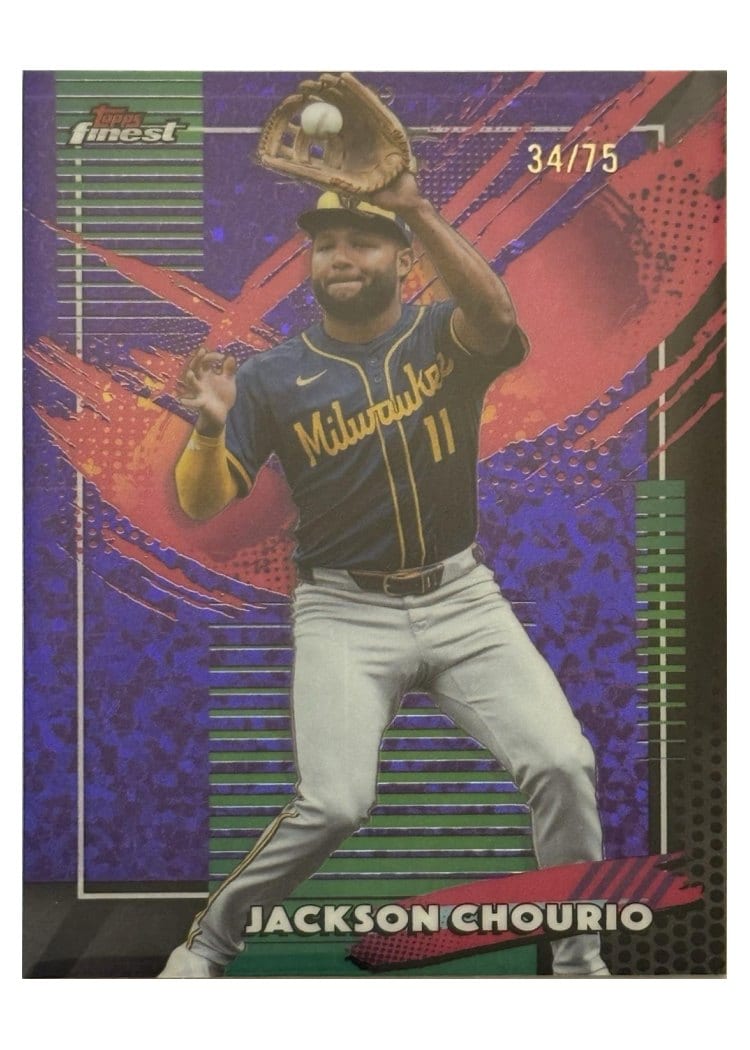 2026 Topps Finest Jackson Chourio #248 card