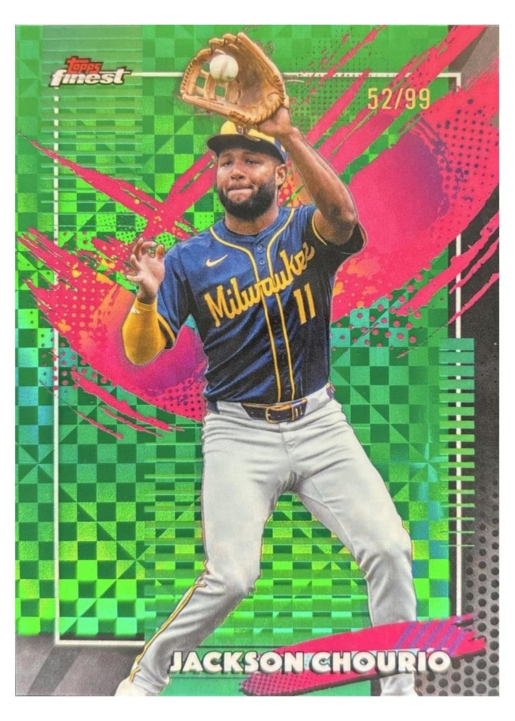 2026 Topps Finest Jackson Chourio #248 card