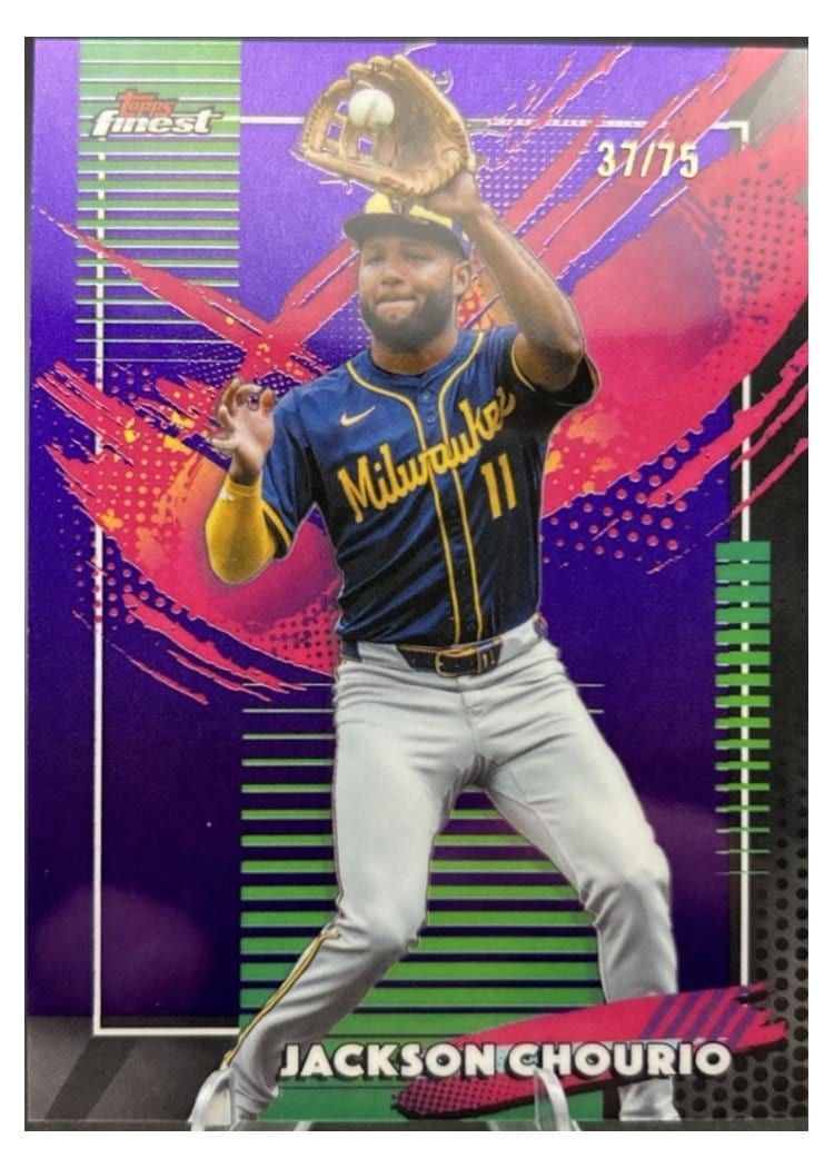 2026 Topps Finest Jackson Chourio #248 card