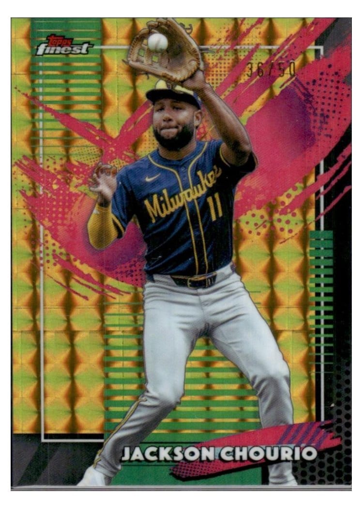 2026 Topps Finest Jackson Chourio #248 card