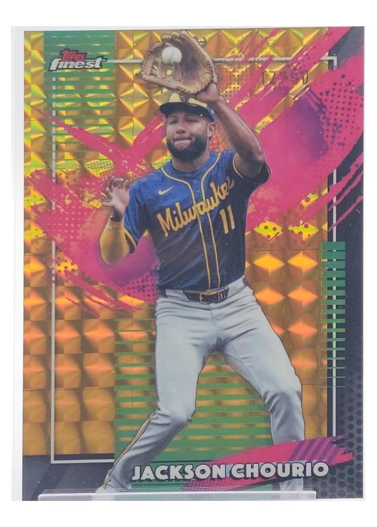 2026 Topps Finest Jackson Chourio #248 card