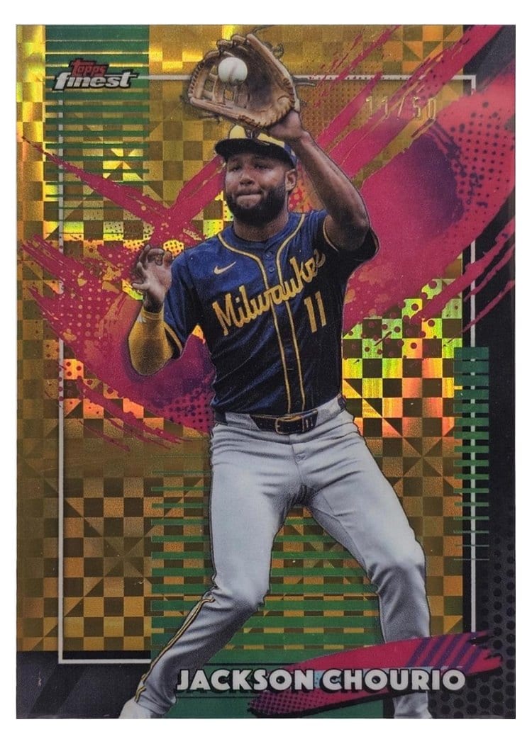2026 Topps Finest Jackson Chourio #248 card