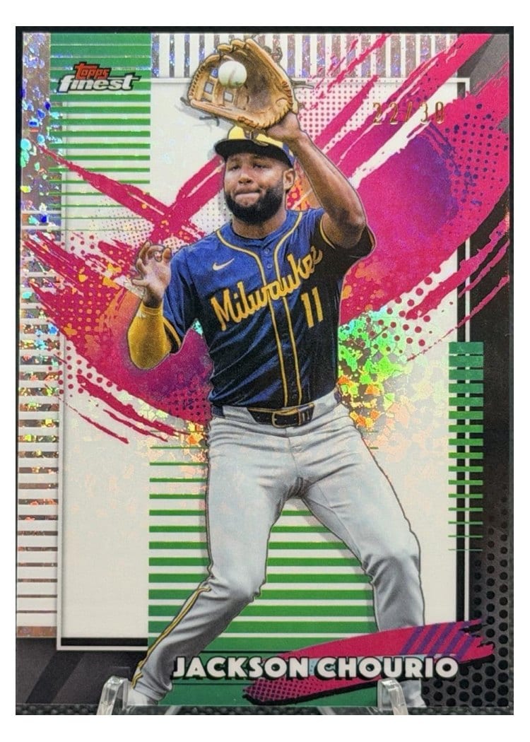 2026 Topps Finest Jackson Chourio #248 card