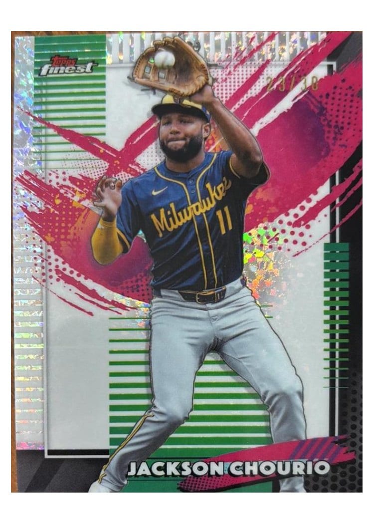 2026 Topps Finest Jackson Chourio #248 card