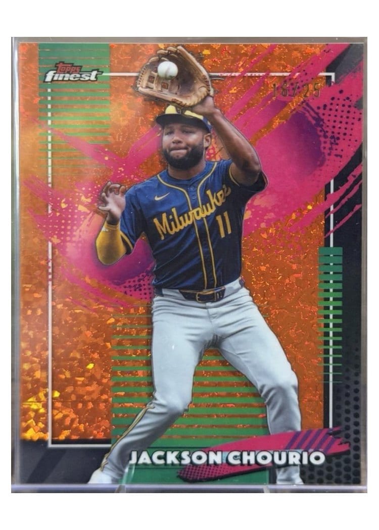 2026 Topps Finest Jackson Chourio #248 card