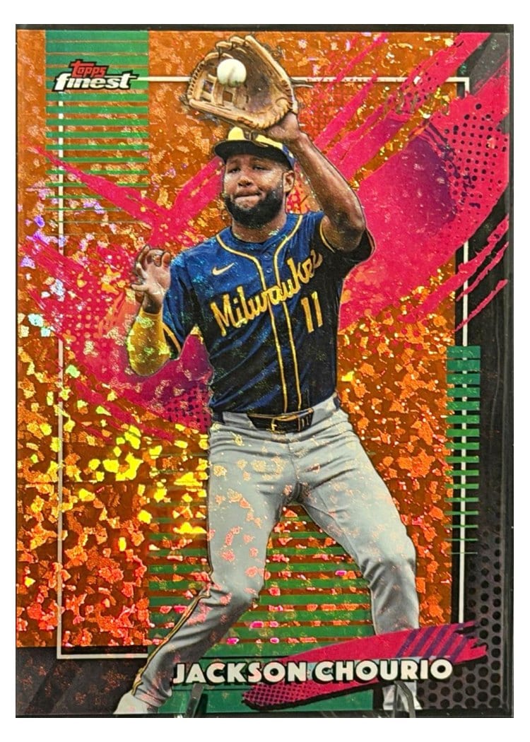 2026 Topps Finest Jackson Chourio #248 card