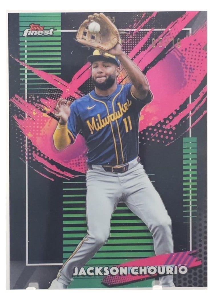 2026 Topps Finest Jackson Chourio #248 card