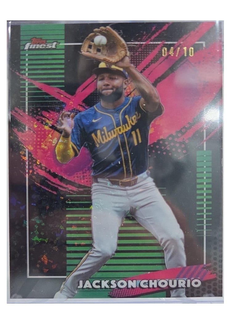 2026 Topps Finest Jackson Chourio #248 card