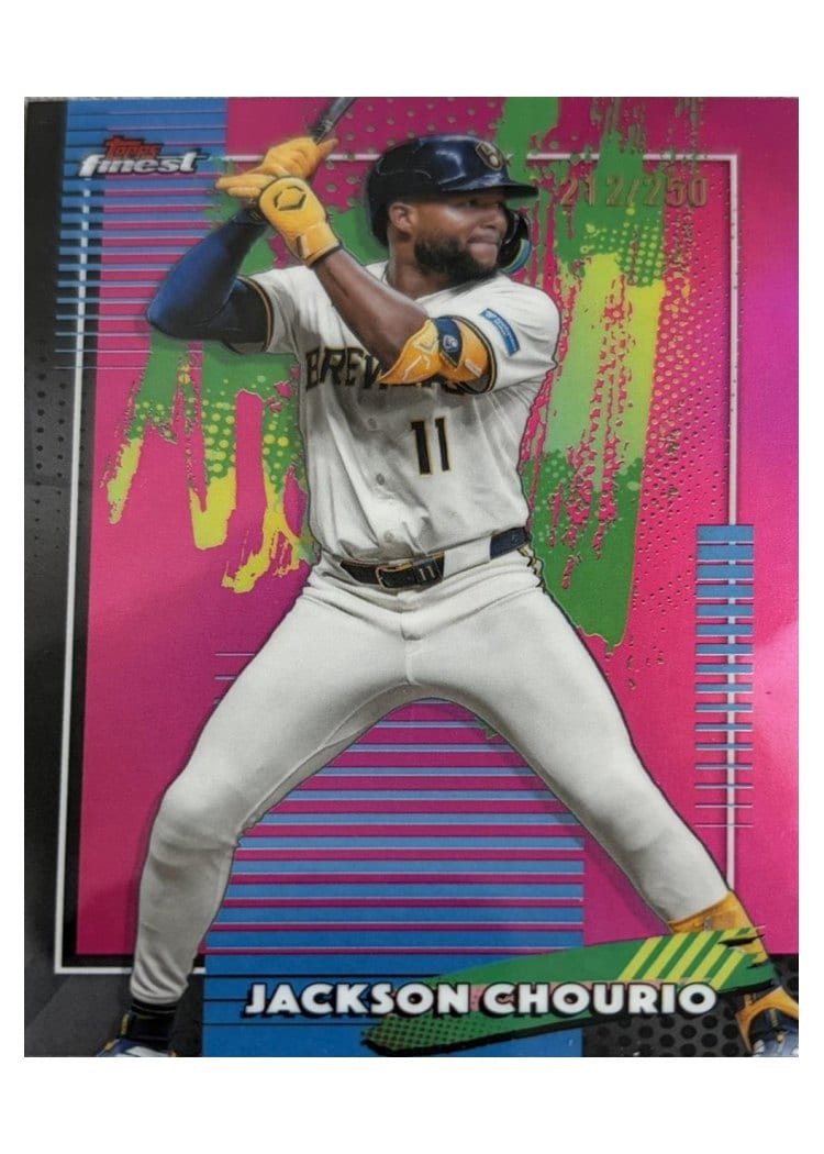 2026 Topps Finest Jackson Chourio #248 card