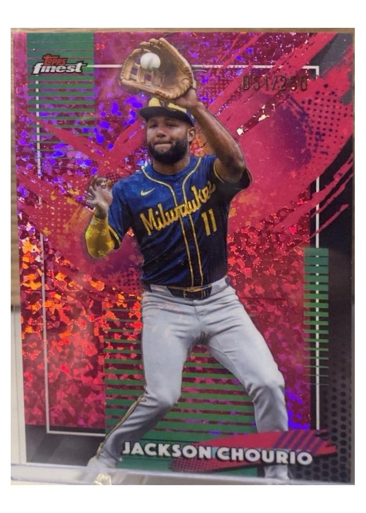 2026 Topps Finest Jackson Chourio #248 card
