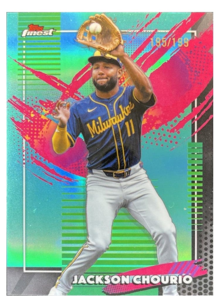 2026 Topps Finest Jackson Chourio #248 card