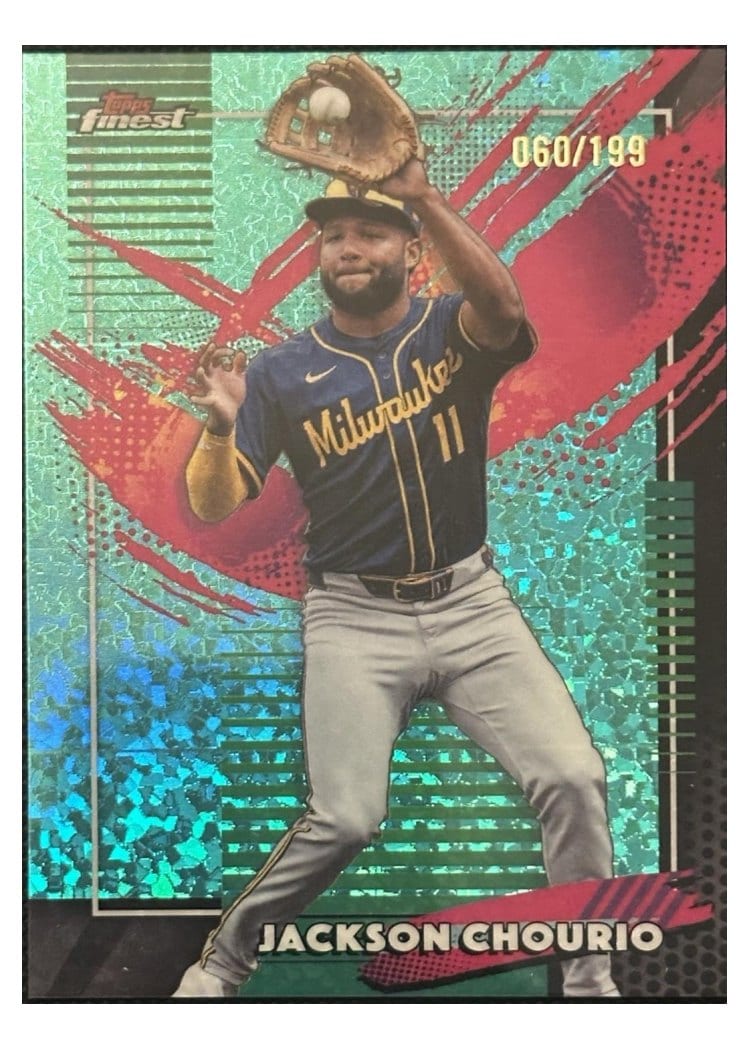 2026 Topps Finest Jackson Chourio #248 card