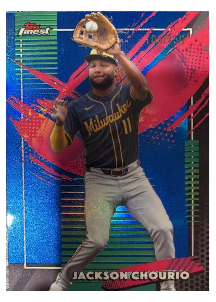 2026 Topps Finest Jackson Chourio #248 card