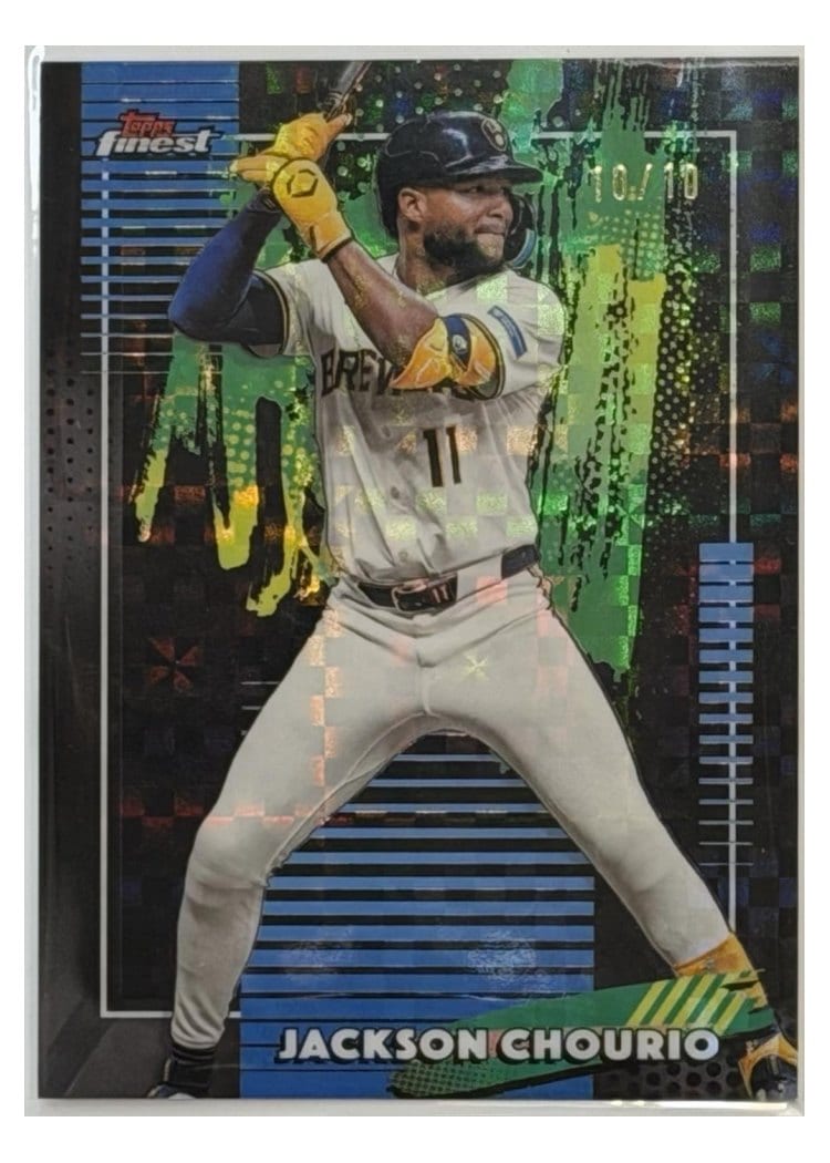 2026 Topps Finest Jackson Chourio #66 card
