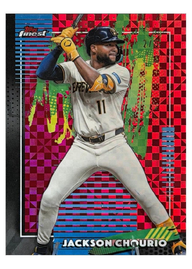 2026 Topps Finest Jackson Chourio #66 card