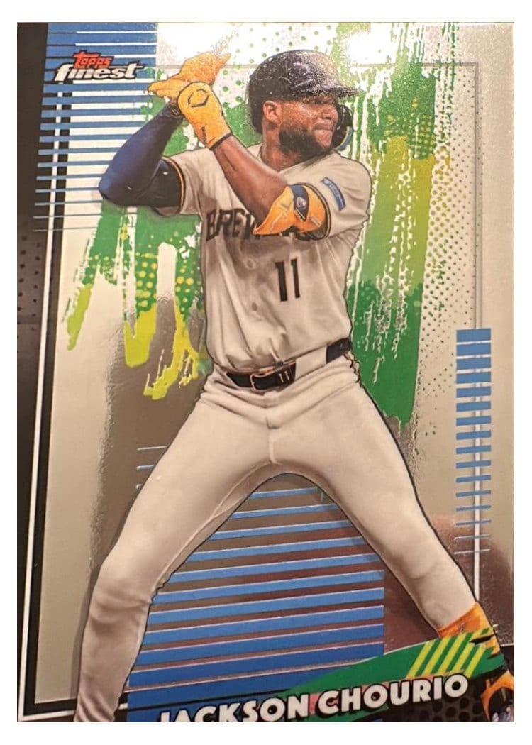 2026 Topps Finest Jackson Chourio #66 card