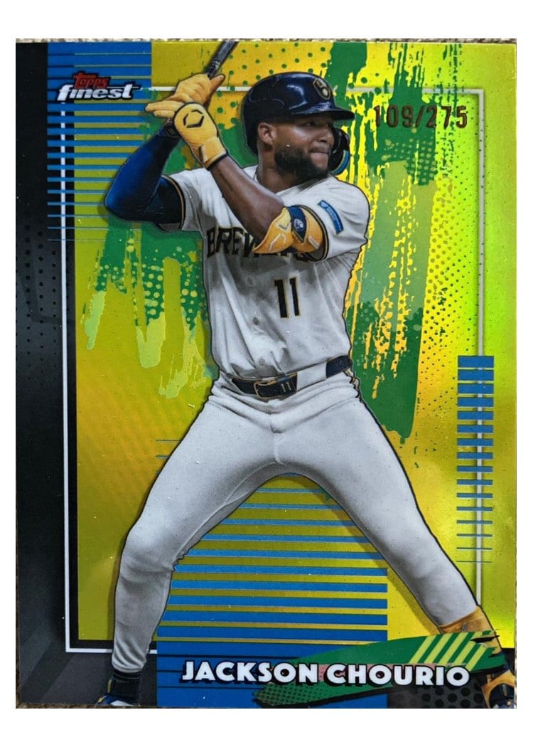 2026 Topps Finest Jackson Chourio #66 card