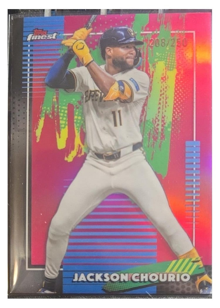 2026 Topps Finest Jackson Chourio #66 card