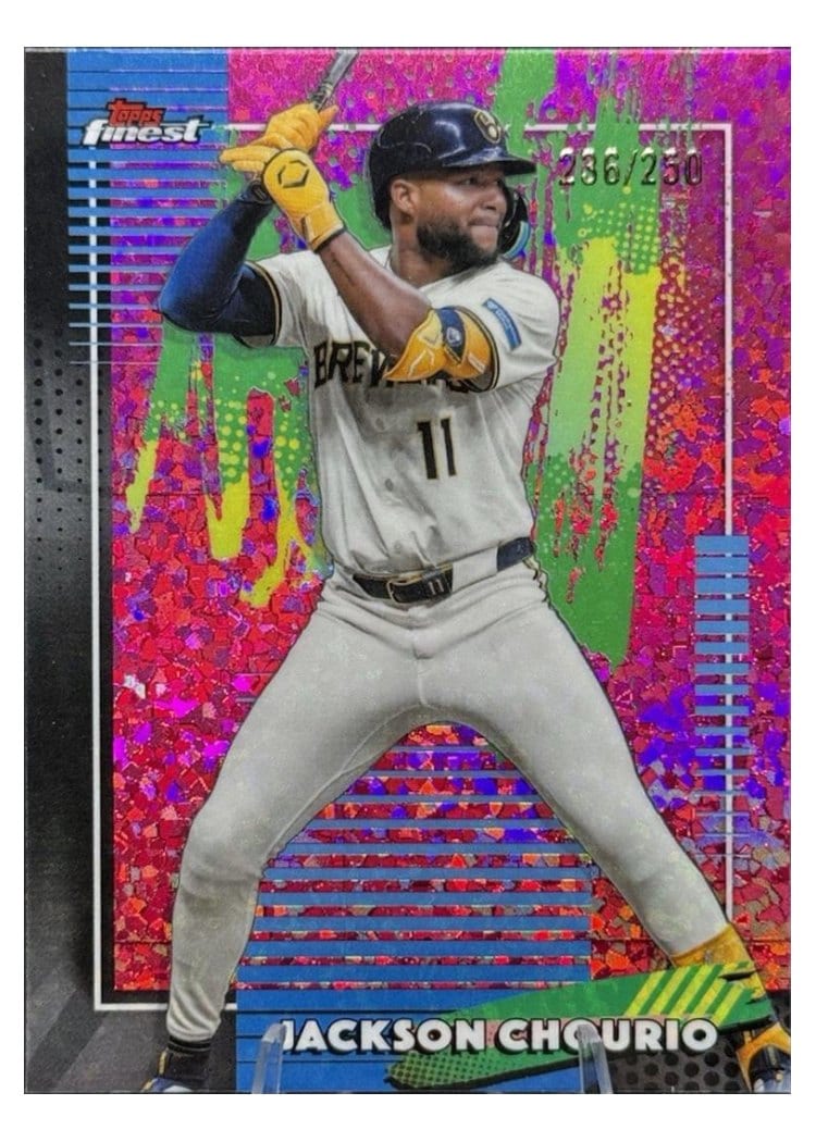 2026 Topps Finest Jackson Chourio #66 card