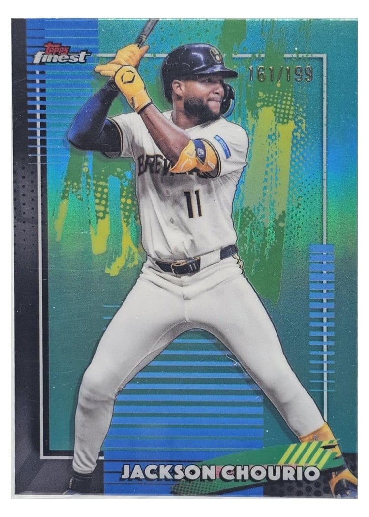 2026 Topps Finest Jackson Chourio #66 card