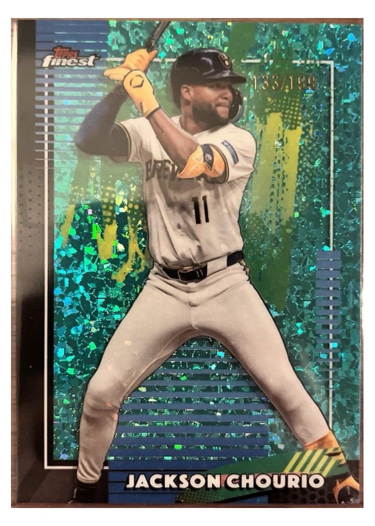 2026 Topps Finest Jackson Chourio #66 card