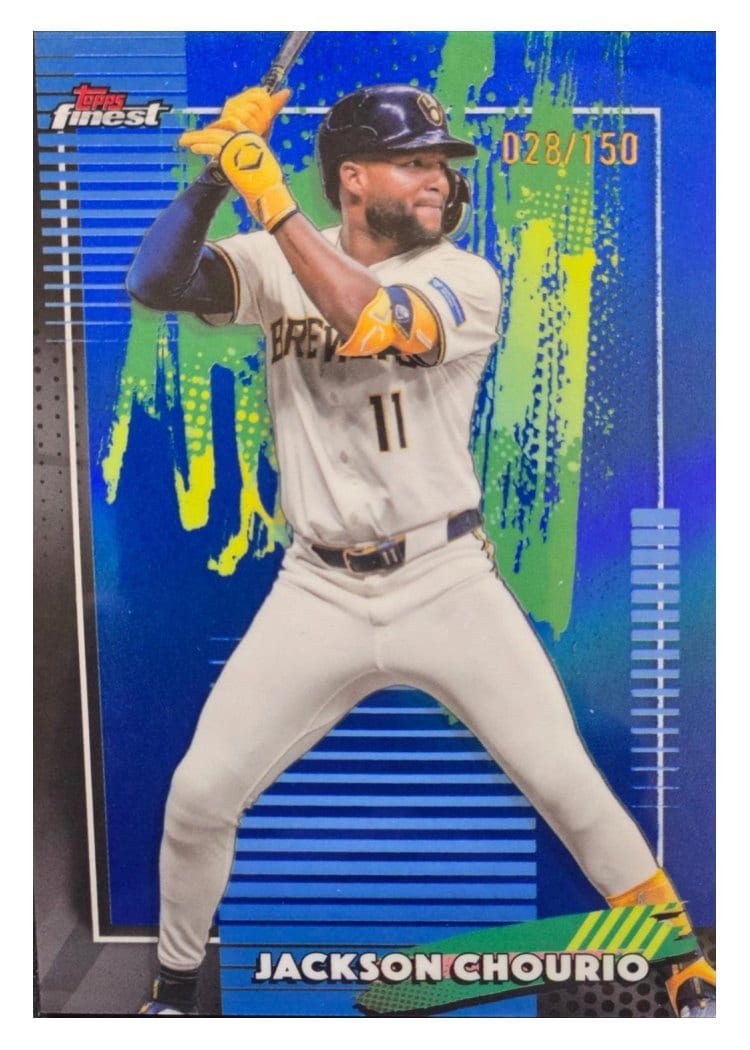 2026 Topps Finest Jackson Chourio #66 card