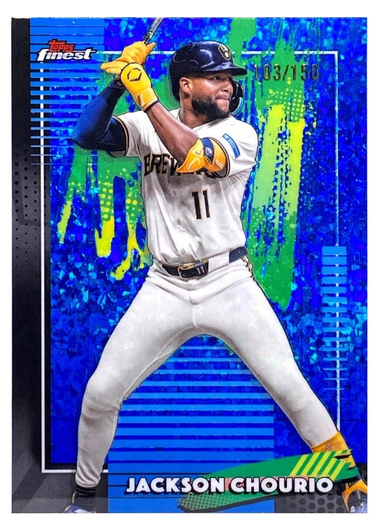 2026 Topps Finest Jackson Chourio #66 card