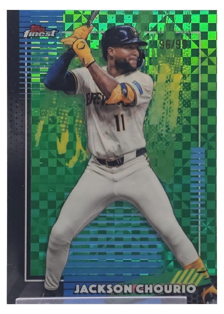 2026 Topps Finest Jackson Chourio #66 card