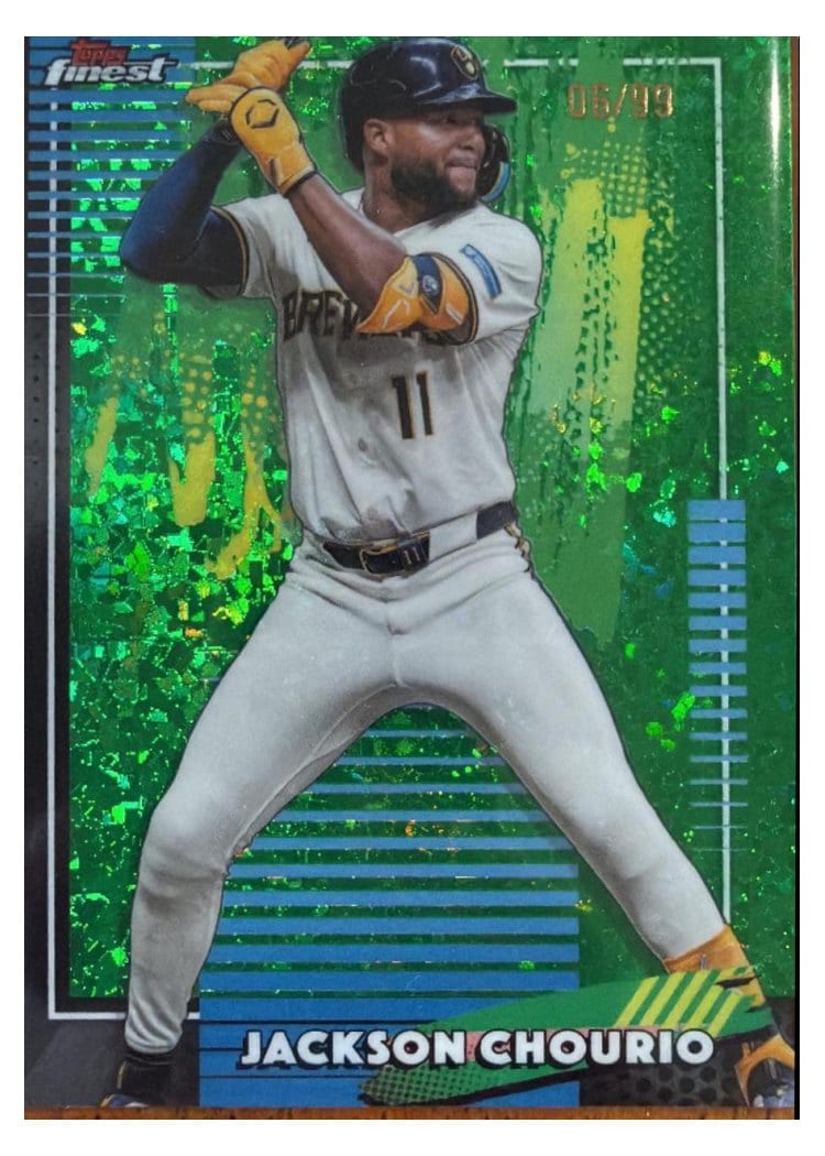 2026 Topps Finest Jackson Chourio #66 card