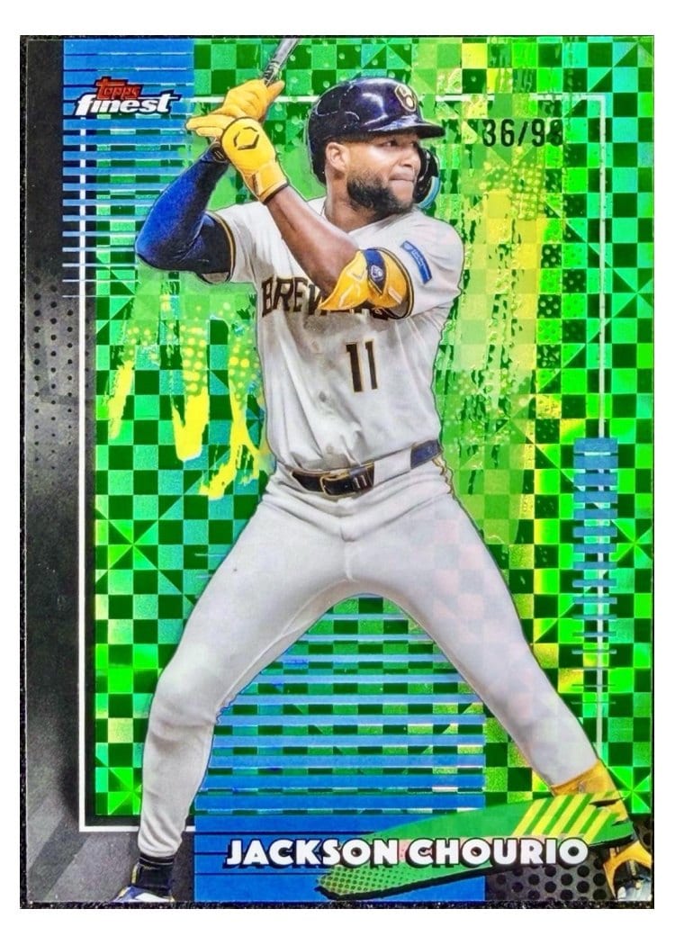 2026 Topps Finest Jackson Chourio #66 card