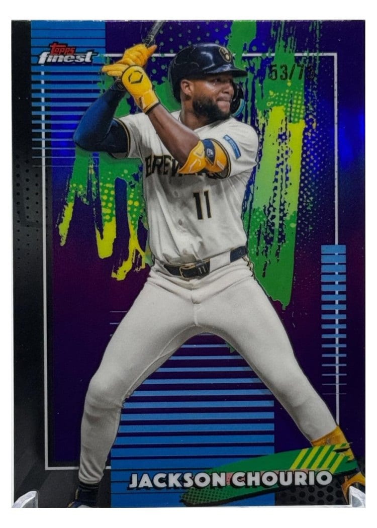 2026 Topps Finest Jackson Chourio #66 card