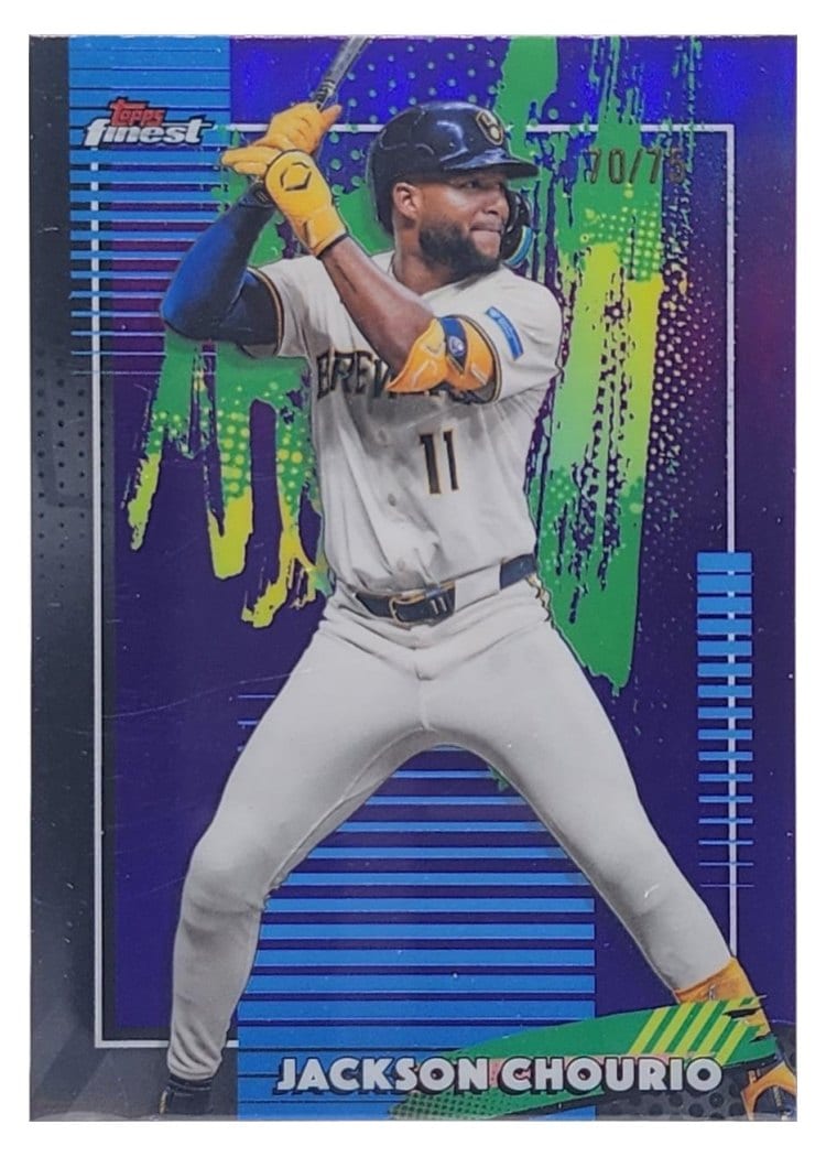 2026 Topps Finest Jackson Chourio #66 card