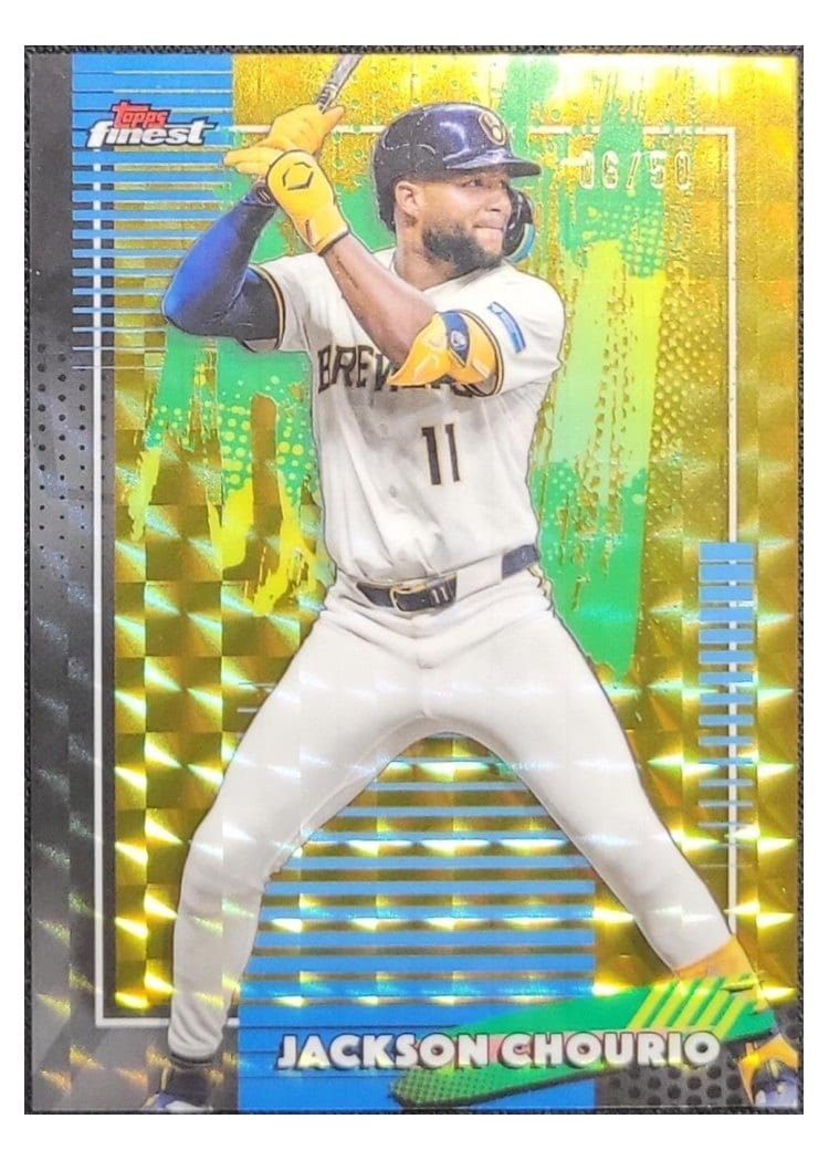 2026 Topps Finest Jackson Chourio #66 card