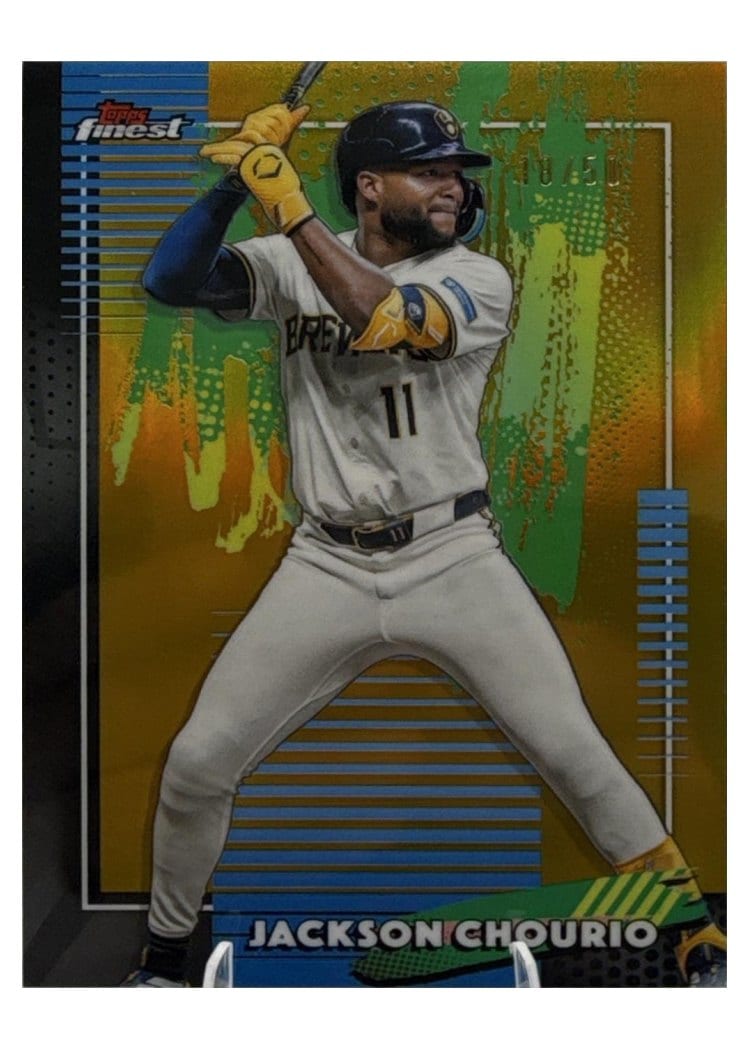 2026 Topps Finest Jackson Chourio #66 card