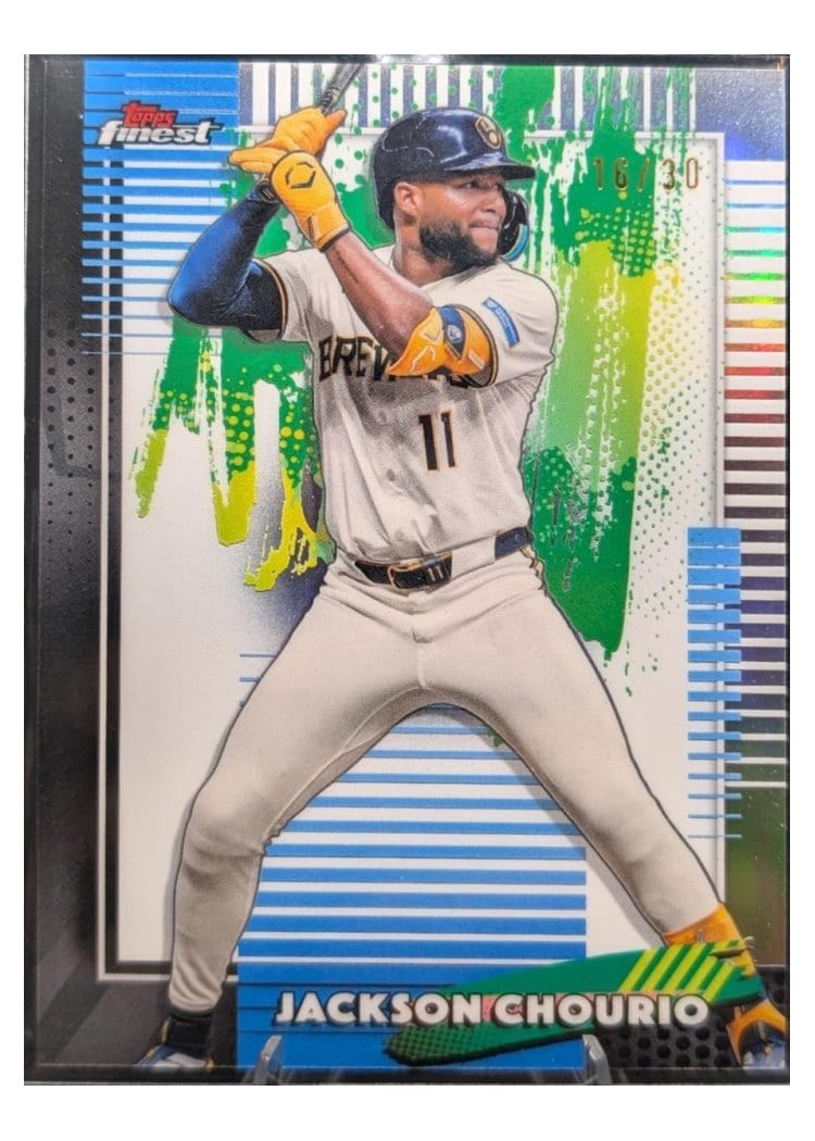 2026 Topps Finest Jackson Chourio #66 card