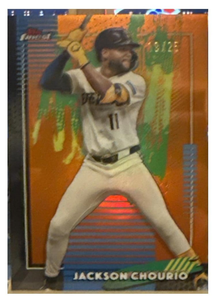 2026 Topps Finest Jackson Chourio #66 card