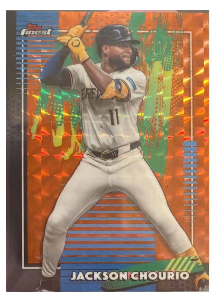 2026 Topps Finest Jackson Chourio #66 card