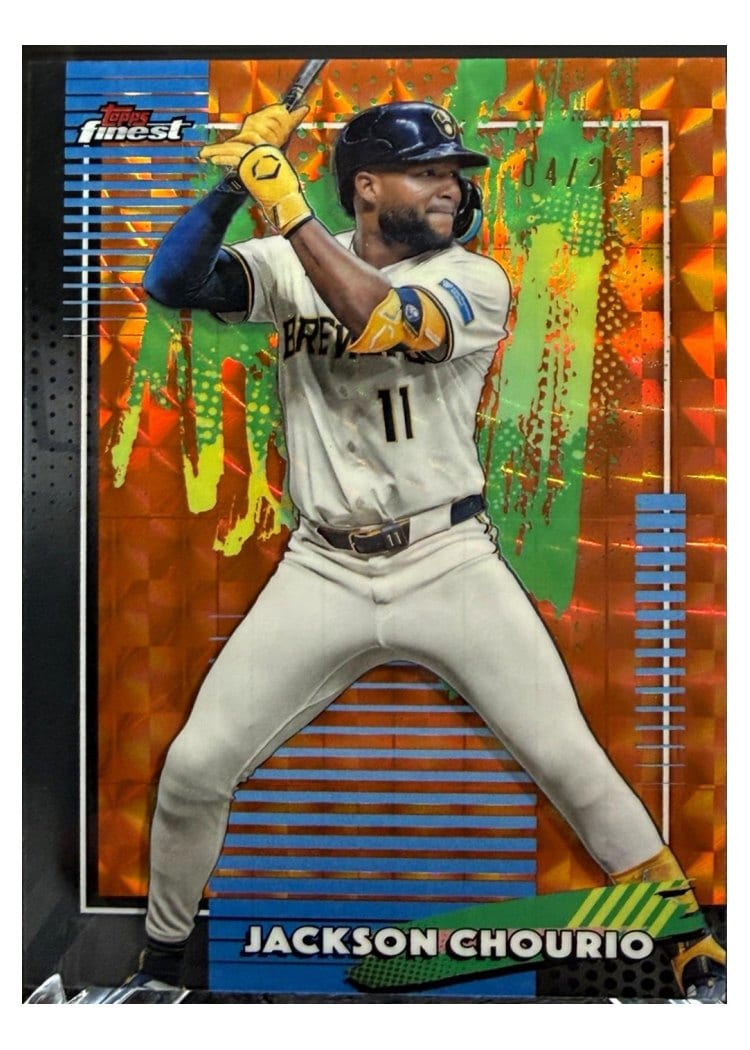 2026 Topps Finest Jackson Chourio #66 card