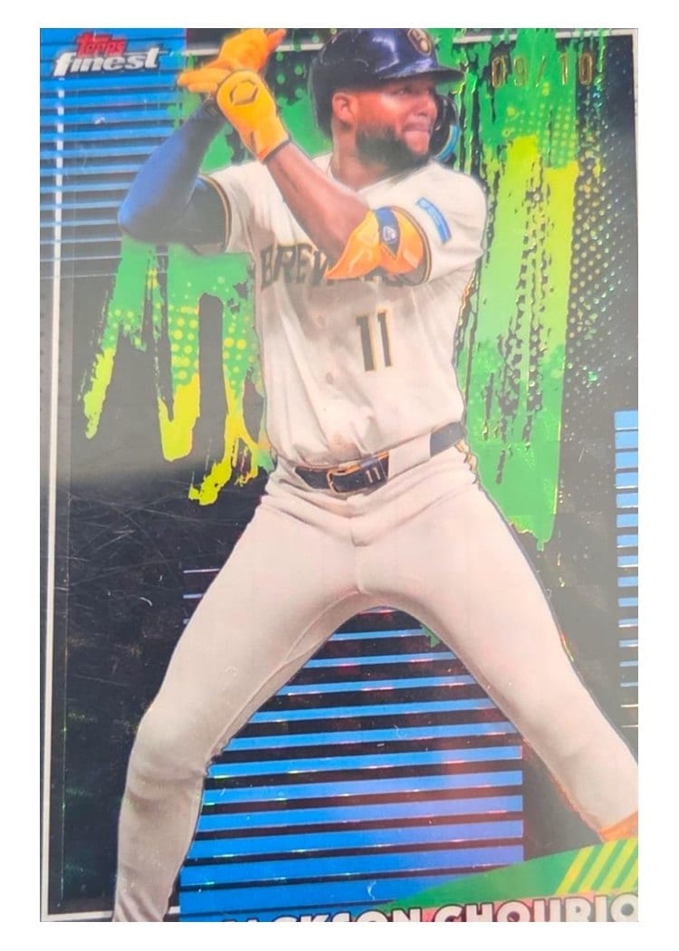 2026 Topps Finest Jackson Chourio #66 card