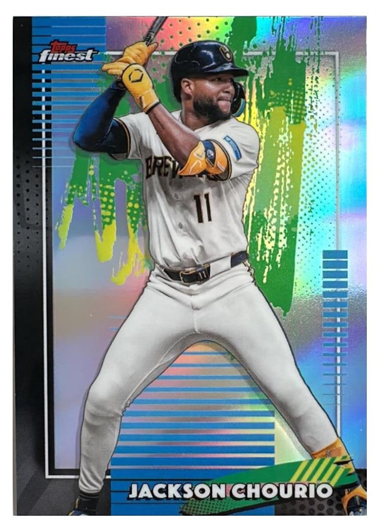 2026 Topps Finest Jackson Chourio #66 card
