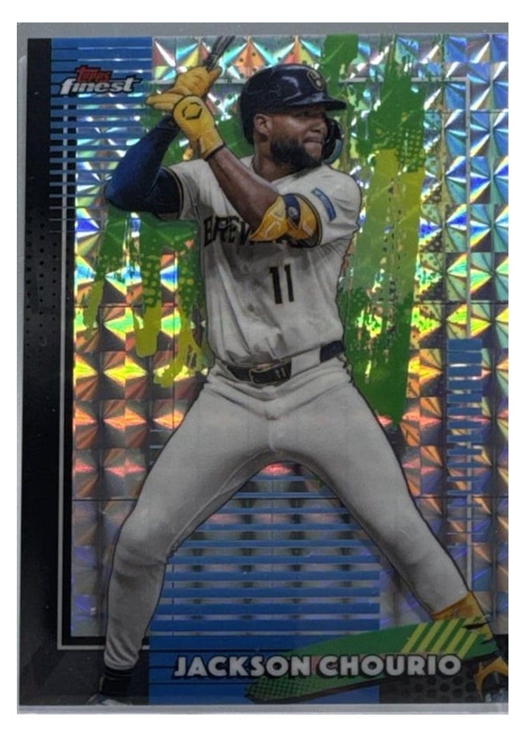 2026 Topps Finest Jackson Chourio #66 card